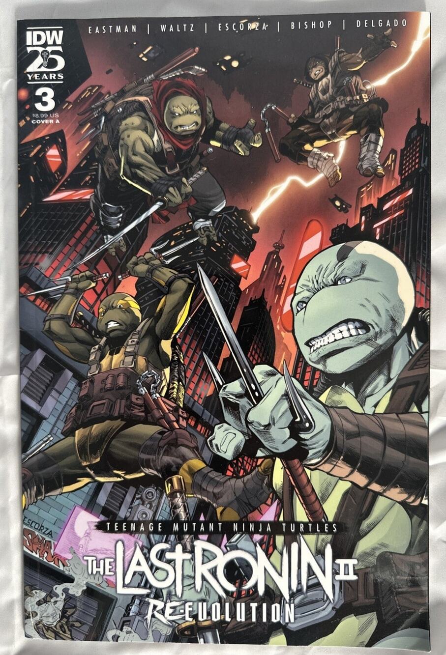 Teenage Mutant Ninja Turtles: The Last Ronin II--Re-Evolution #3 Cover A Escorza